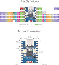 ESP32-C3-Zero Mini Development Board