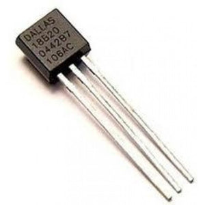DS18B20 Dallas 1 wire digital temperature sensor and resistor